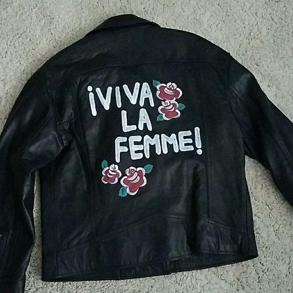 JOIE- Real leather moto jacket - Picture 4 of 5